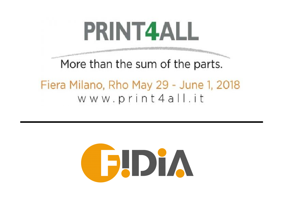 Print4All and Fidia Macchine Grafiche – Milan – 2018