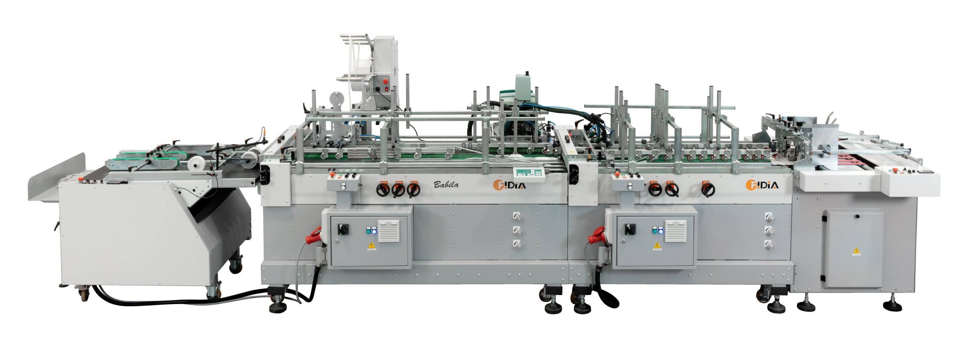 Babila folding and gluing machine
