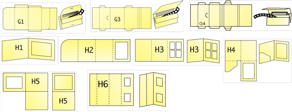 Photograph pockets made with CombiUnica V5