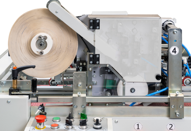 Estream contactless double sided tape applicator