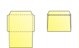 Envelopes with internal flaps
